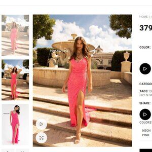 Prima Vera Couture - Style: 3791 – Neon Pink – Size 8 – Never worn, tag still on